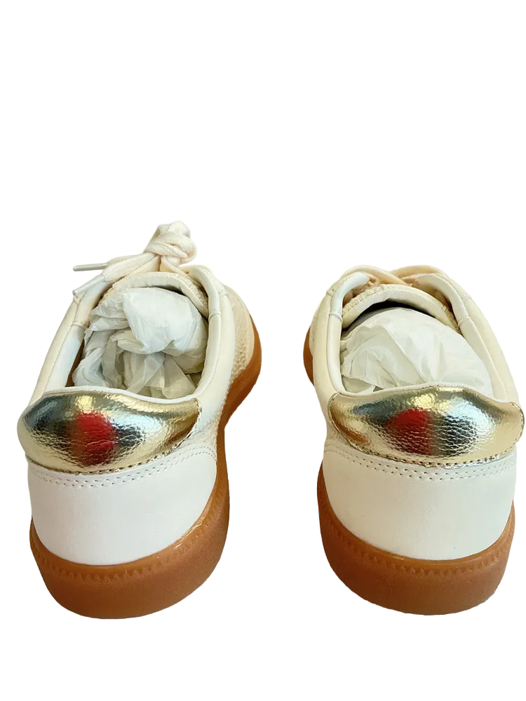 Jcrew Shoe Size 7 Cream Sneakers