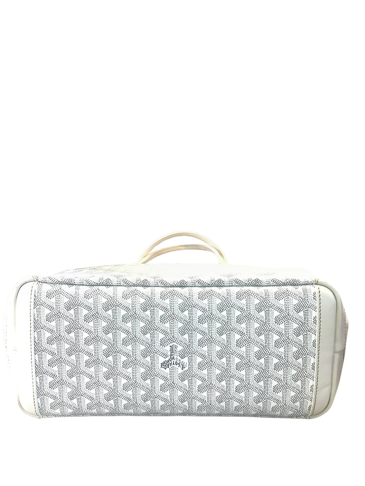 Goyard White & Gray Artois PM Handbags