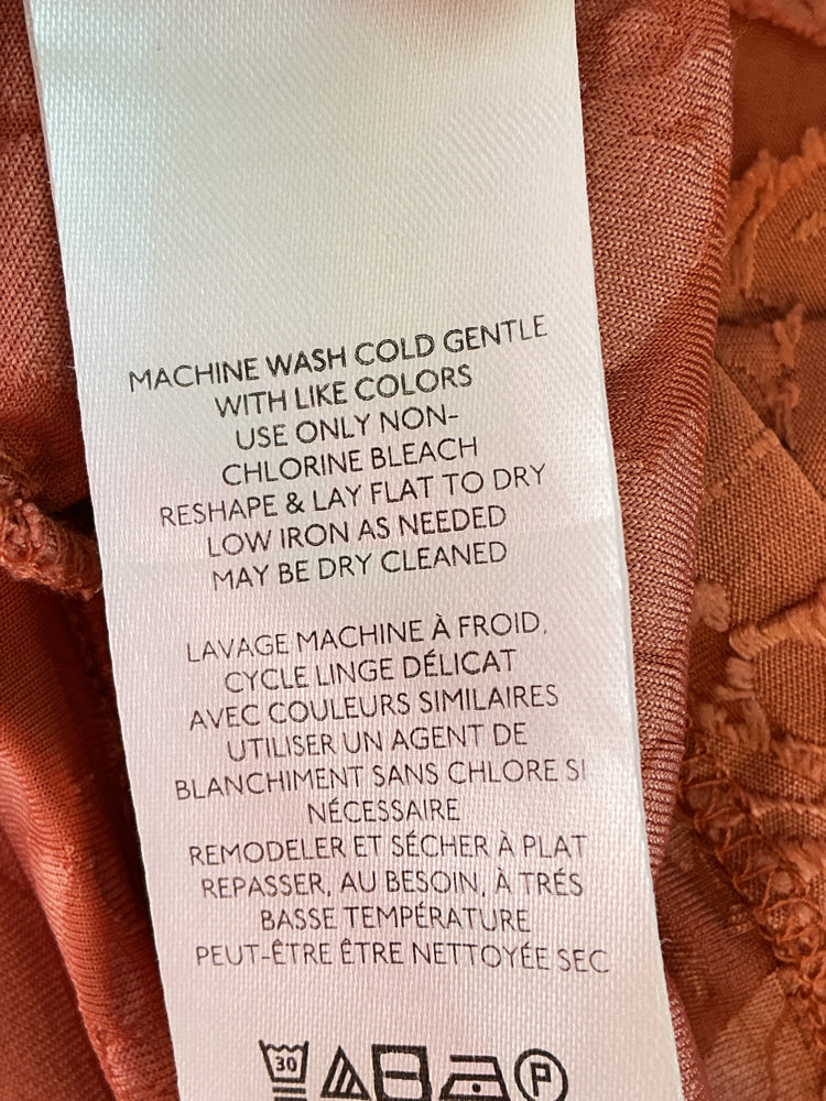 by anthropologie Size M Orange Dress