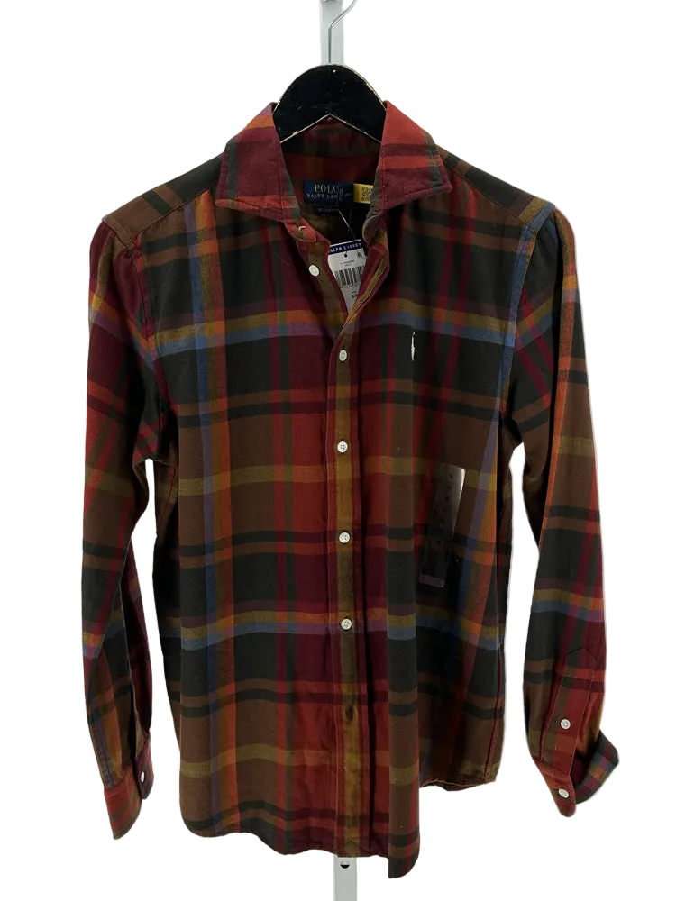 Polo Size S Brown Multi Shirt