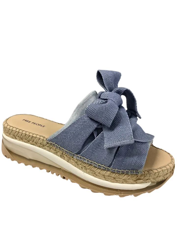 Free People Shoe Size 8 Denim Chapmin Sandals