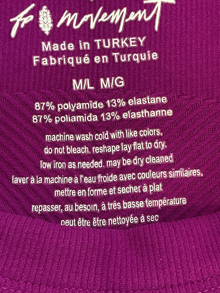 Free People Size M/L Purple Tank Top