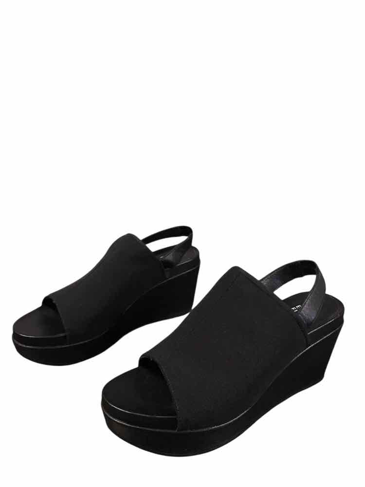 Eileen Fisher Shoe Size 7 Black Wedges