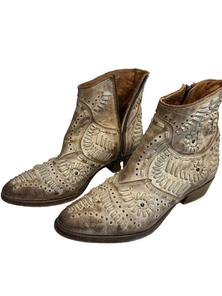 Matisse Shoe Size 8.5 Tan & Brown Fiesta Booties