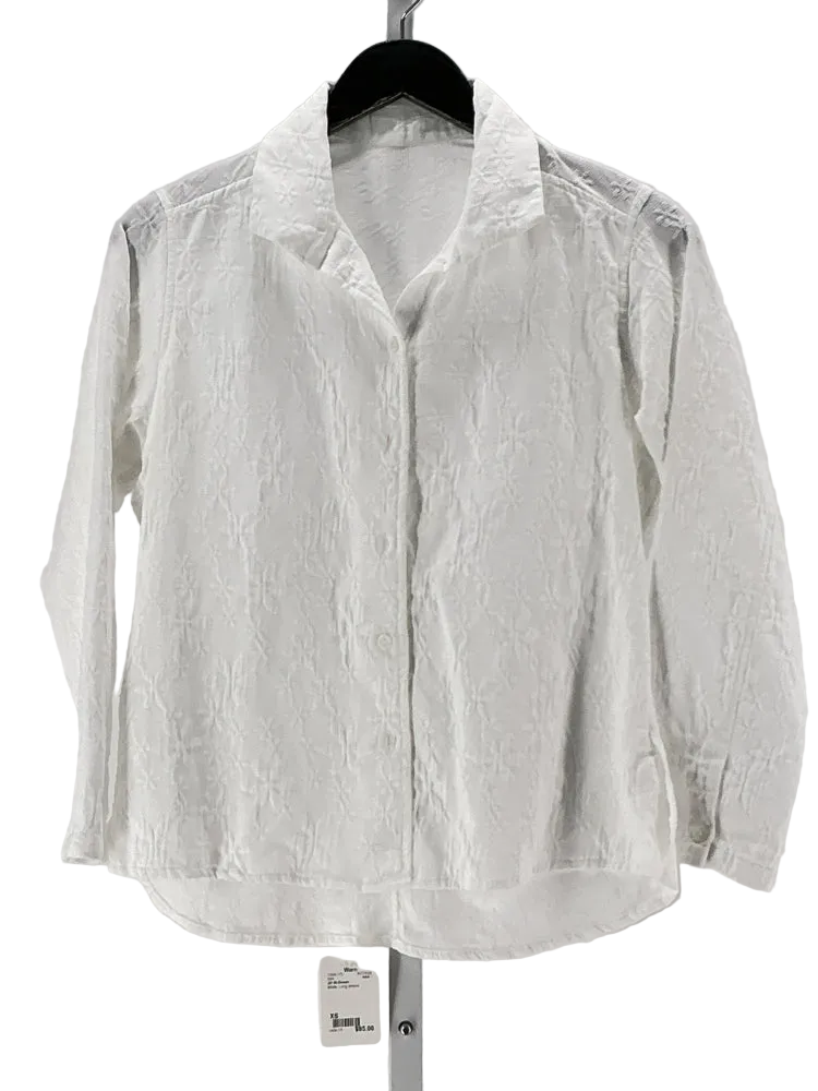 Jill McGowan Size XS White Shirt