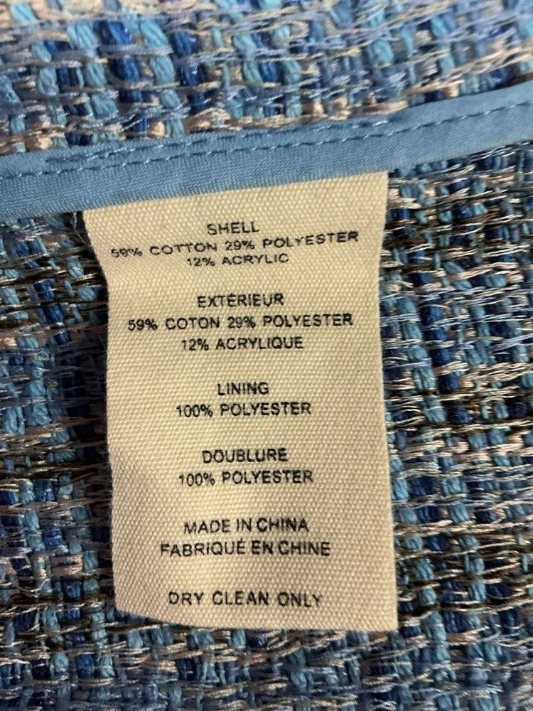 L'Agence Size 2 Blue Multi Brooke Blazer