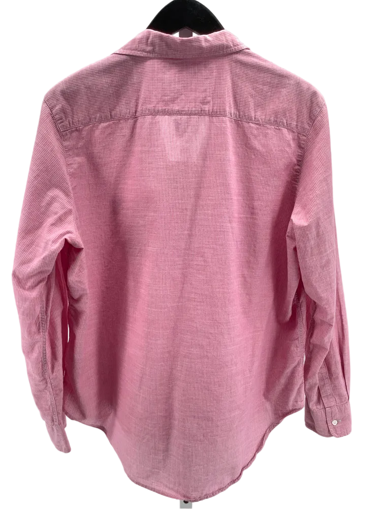 Frank & Eileen Size M Pink & White Eileen Shirt