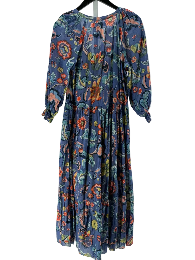 Velvet by Graham Spencer Size S Blue Multi Dress