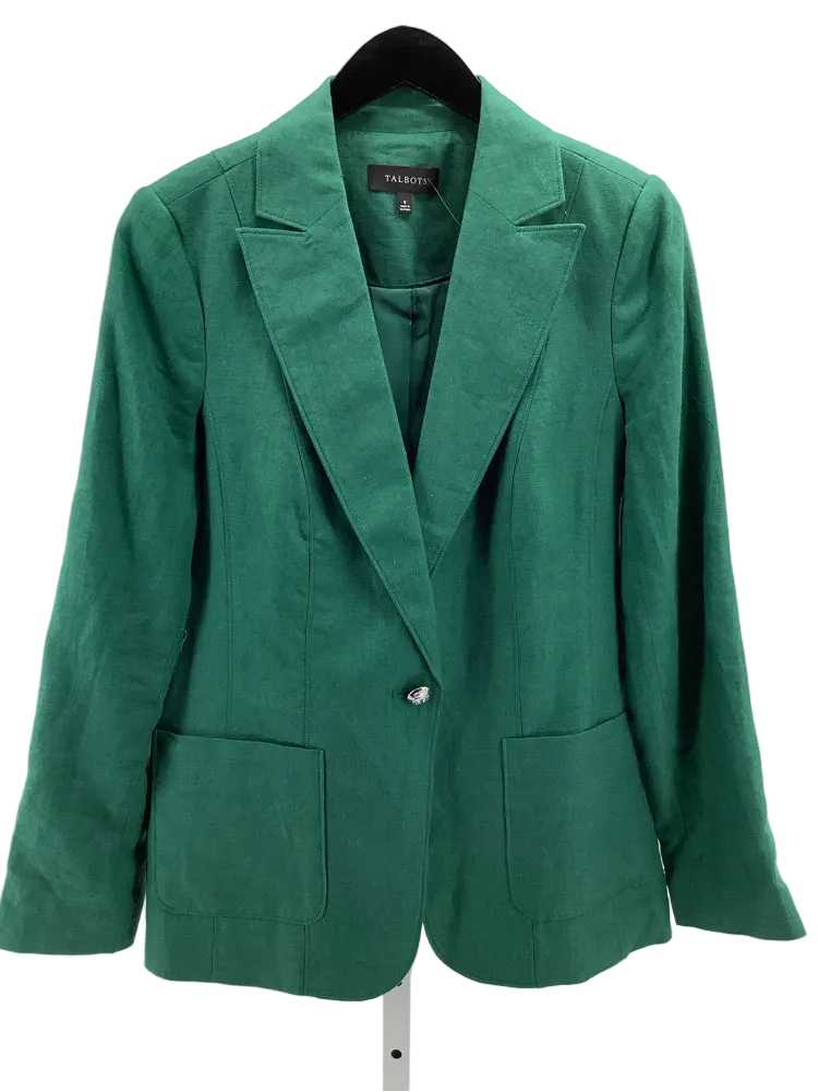 Talbots Size 8 Green Blazer