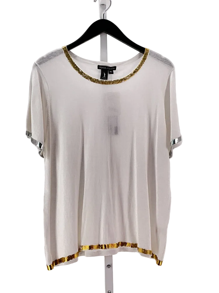 Peace of Cloth Size XL White Shirt