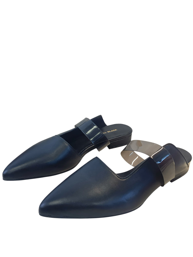 All Black Shoe Size 8 Black Flats