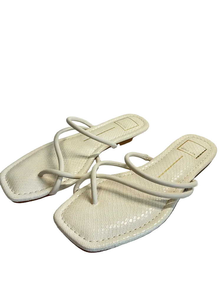 Dolce Vita Shoe Size 8 White Sandals