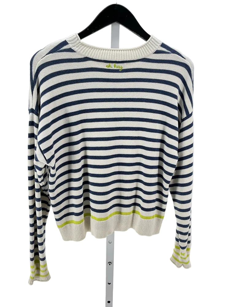 Marine Layer Size S Blue & White Sweater