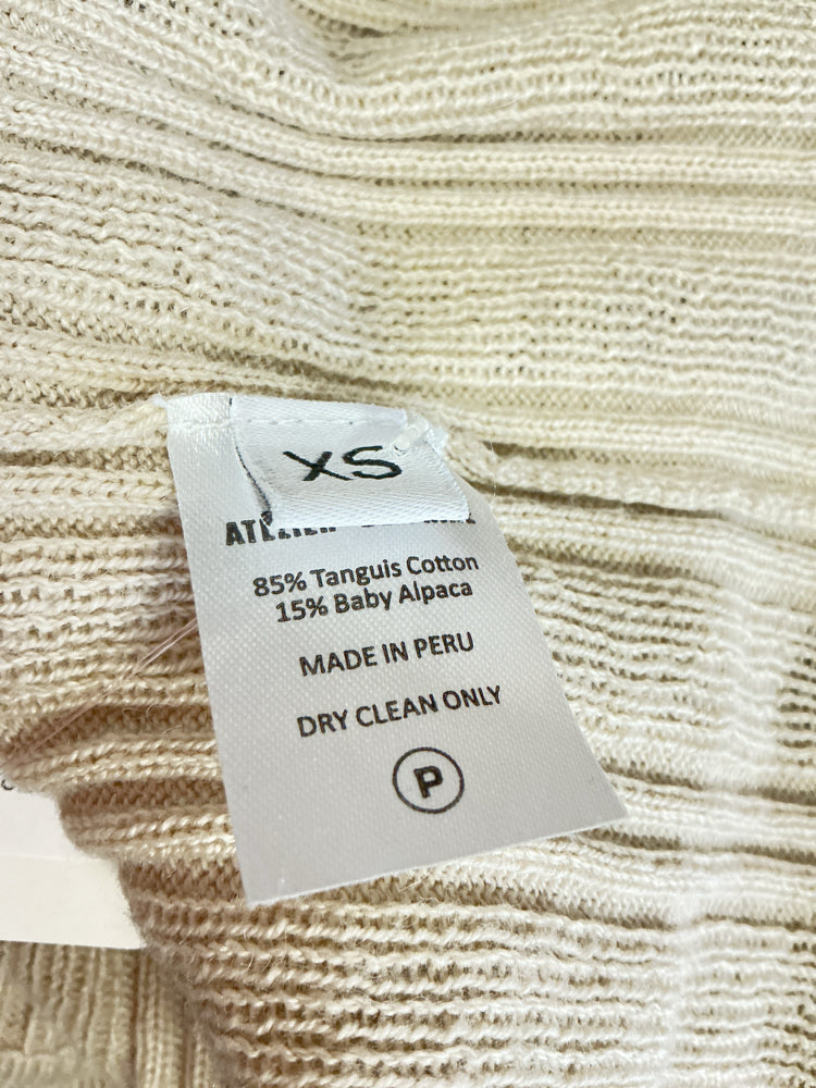 Atelier Delphine Size XS Tan Tank Top