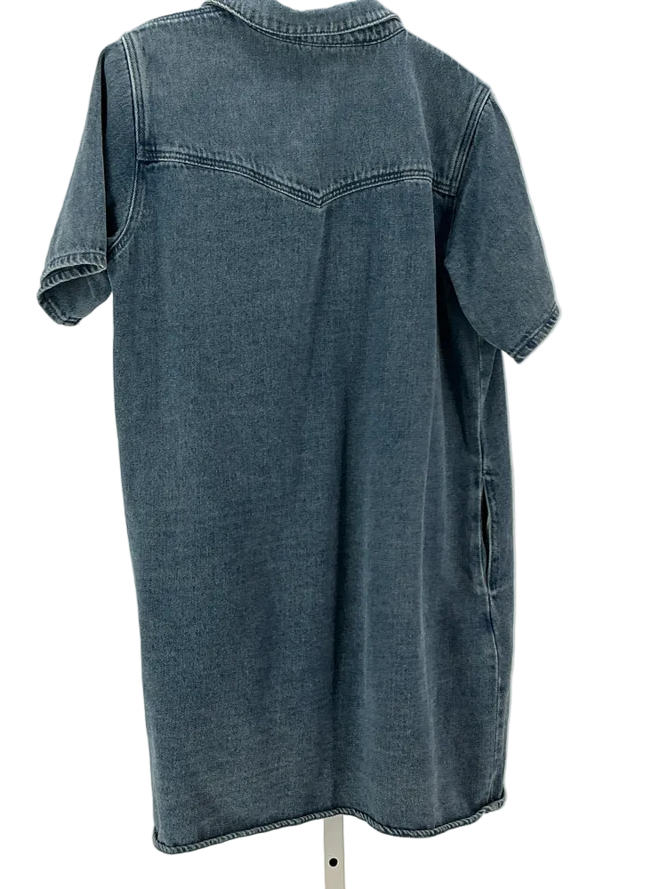 Thread & Supply Size L Blue Dress