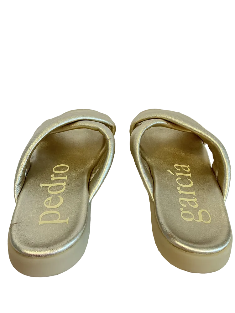 pedro garcia Shoe Size 6 Gold Palas Sandals