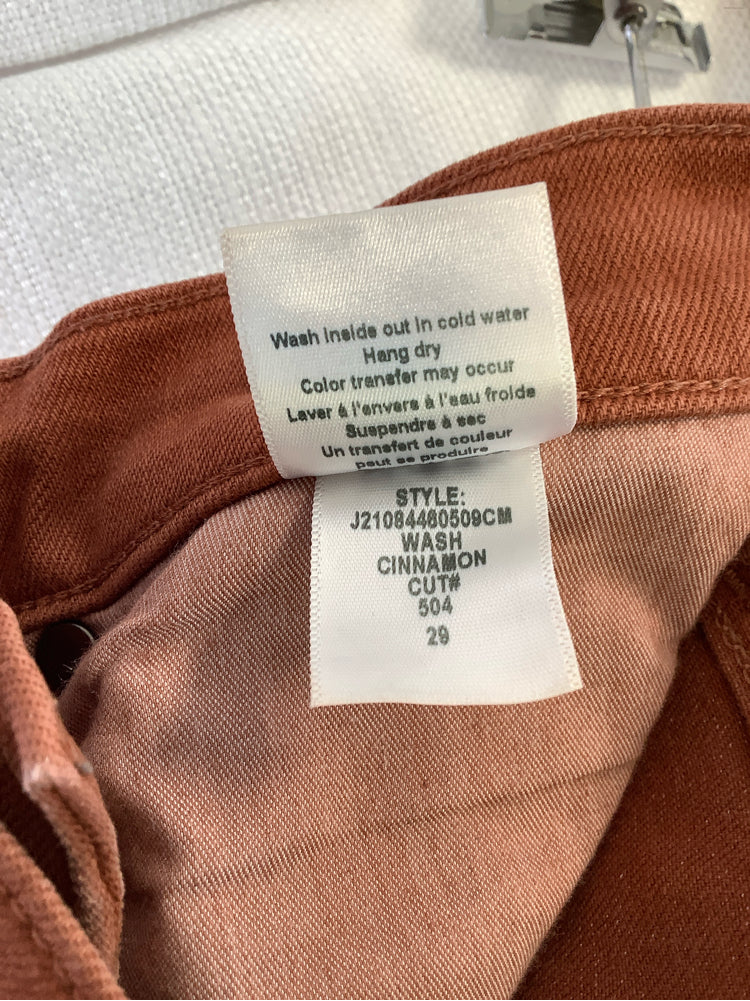 Veronica Beard Size 29 Orange Jeans