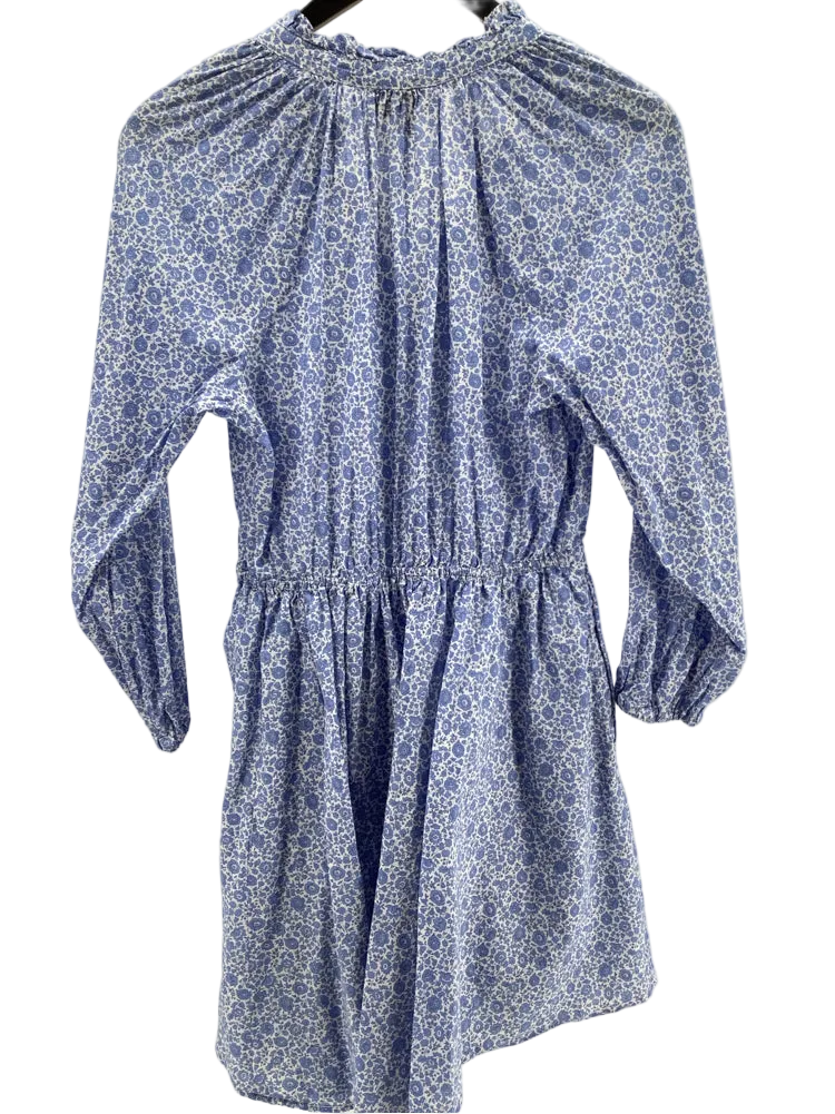 Jcrew Size M Blue & White Dress