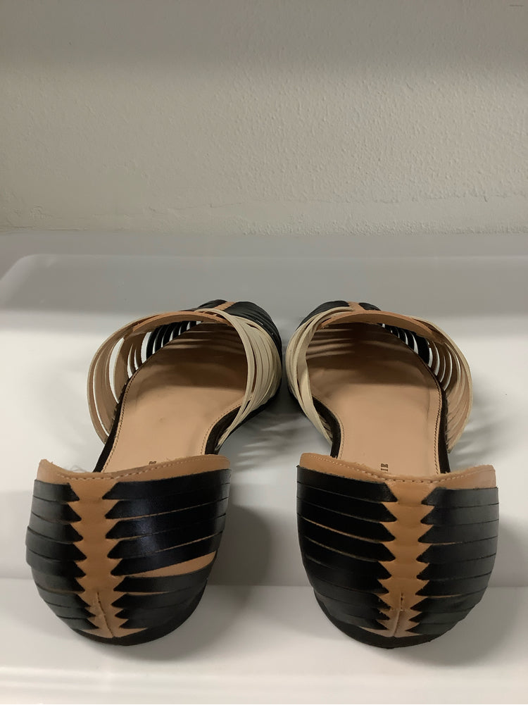 Anthropologie Shoe Size 8.5 Tan Multi Leyla Flats