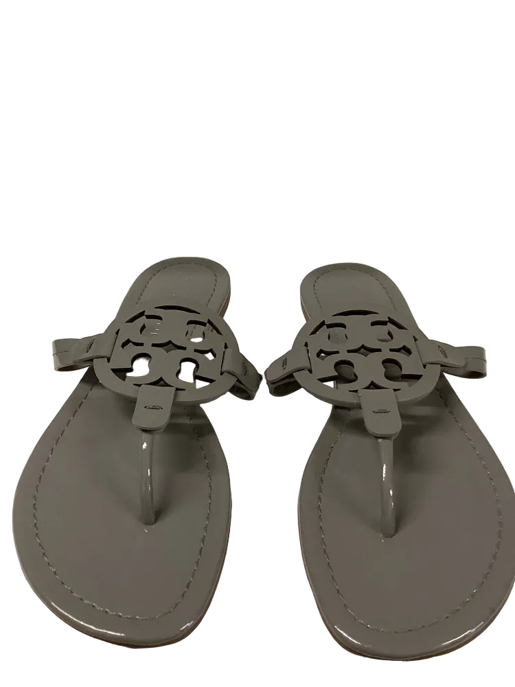 Tory Burch Shoe Size 9 Gray Miller Sandals
