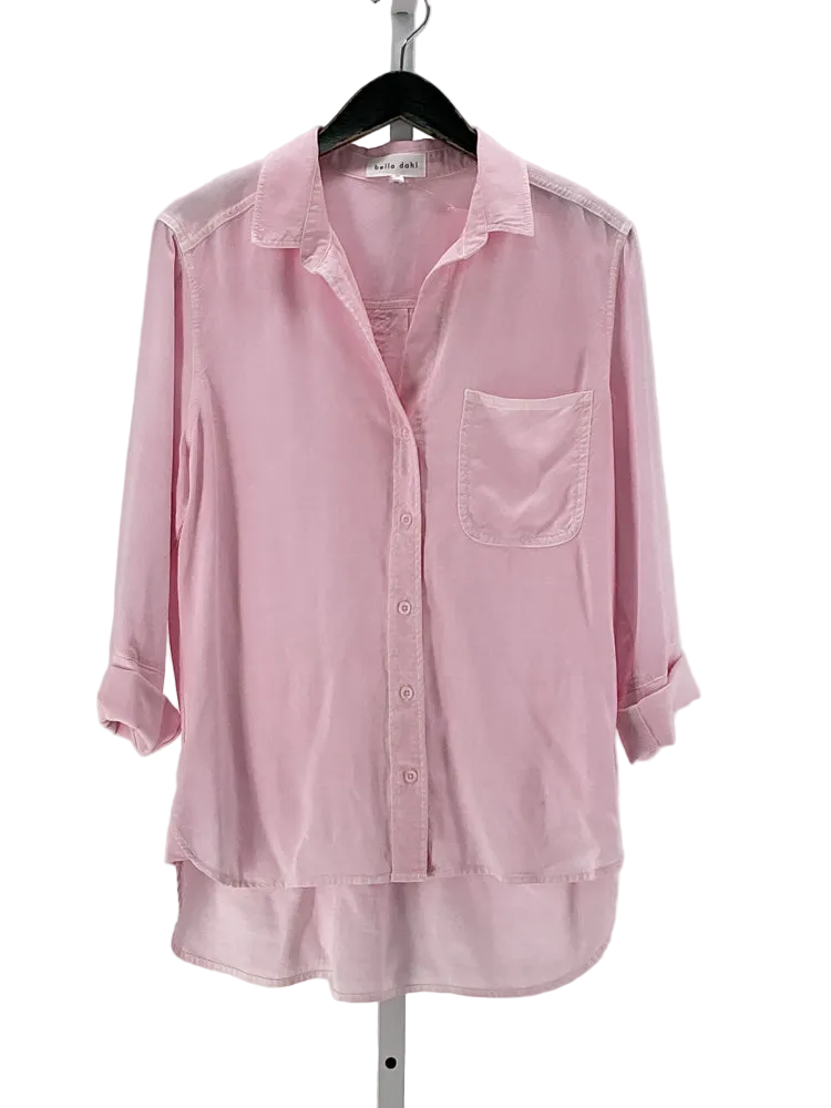 Bella Dahl Size M Pink Shirt