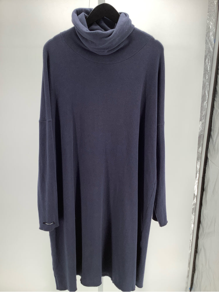 Album Di Famiglia Size L Navy Dress