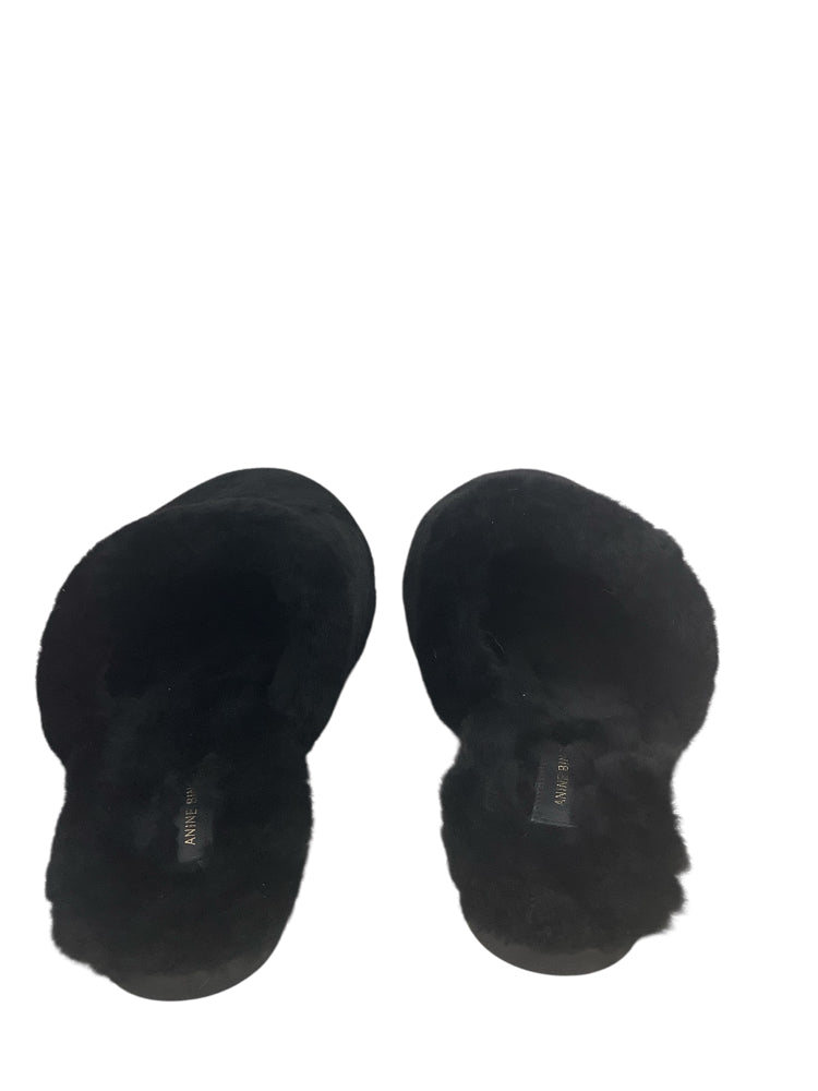 Anine Bing Shoe Size 9 Black Mules