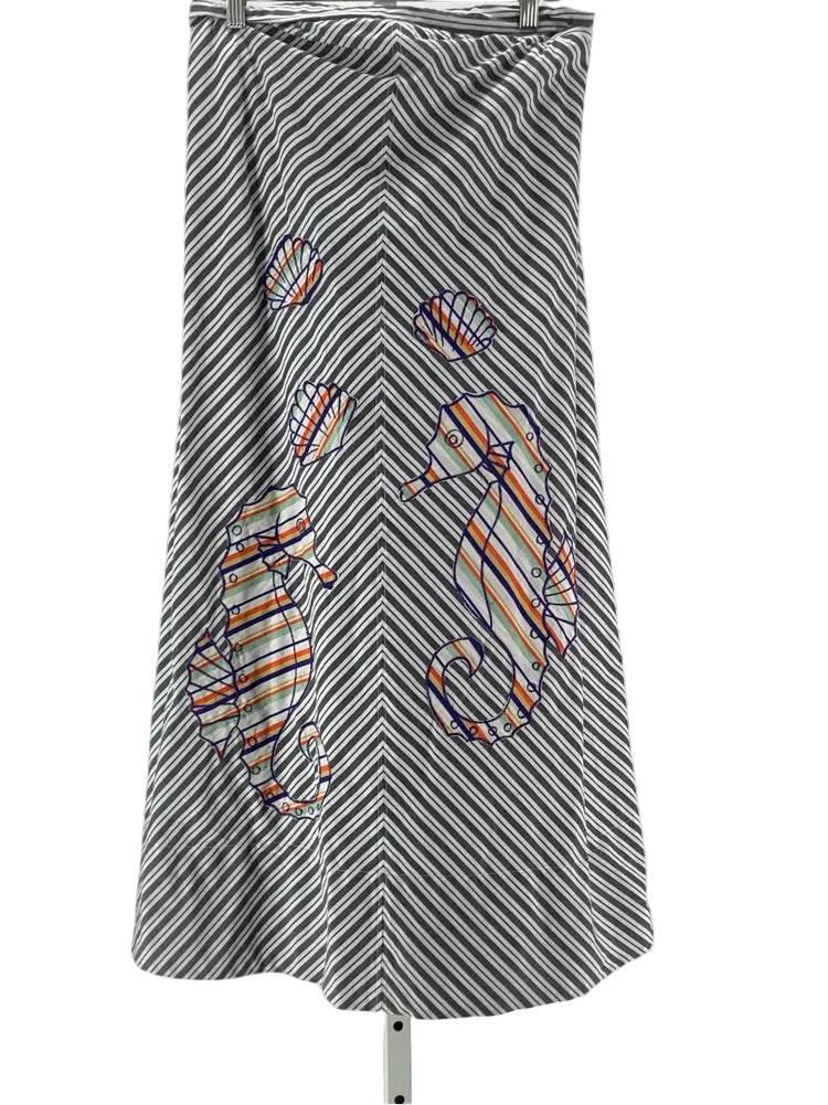 Maeve Size MP Navy & white CANOPY Dress