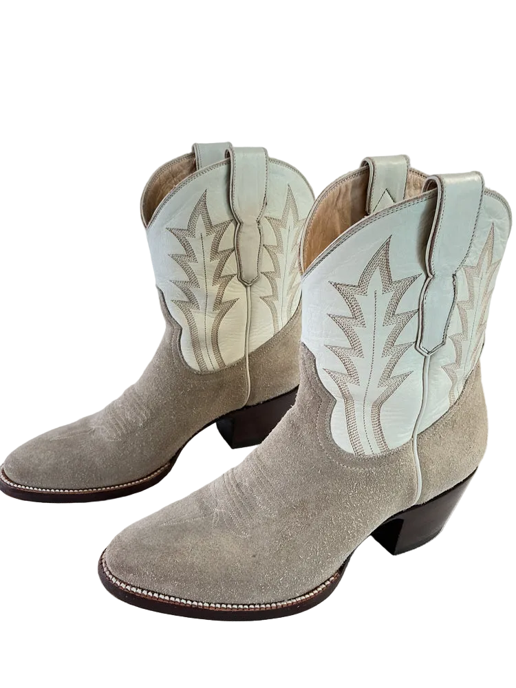 City Boots Shoe Size 6.5 Tan & Cream Canyon Booties