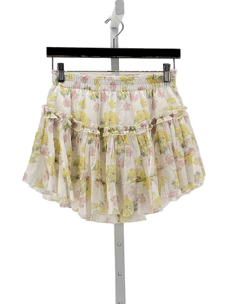 Love Shack Fancy Size XS White multi Skirt