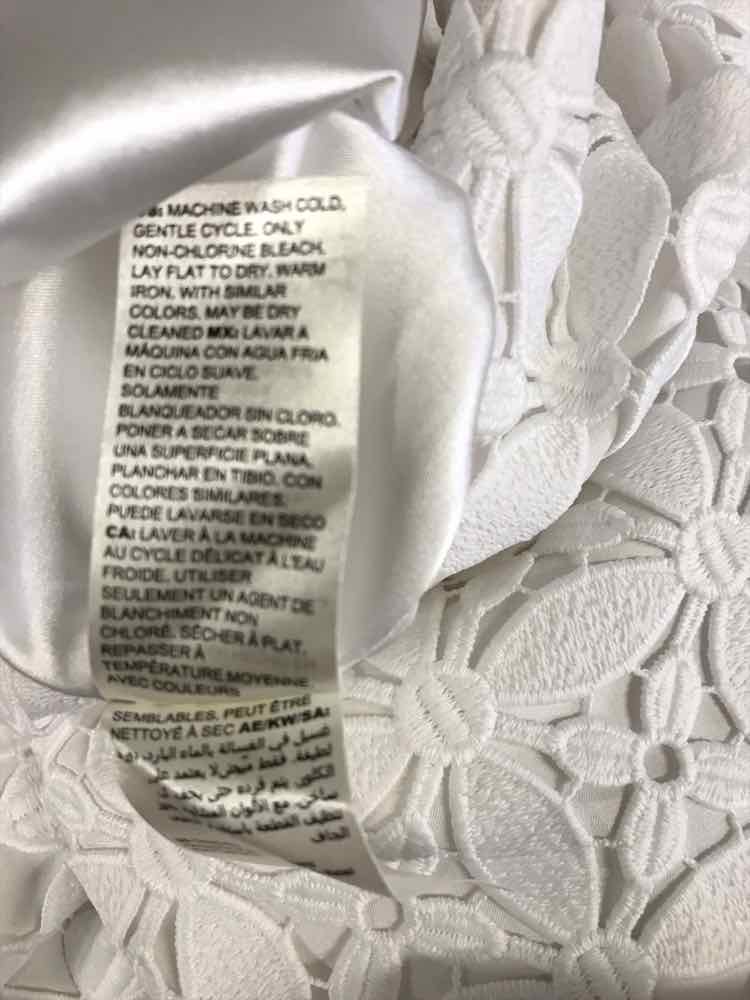 White House Black Market Size 2 White Dress