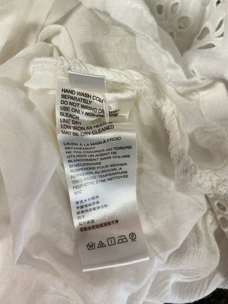 Free People Size L White Mockingbird Dress