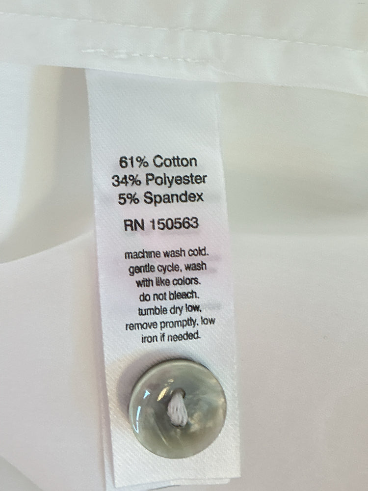 Hinson Wu Size 12 White Aileen Shirt