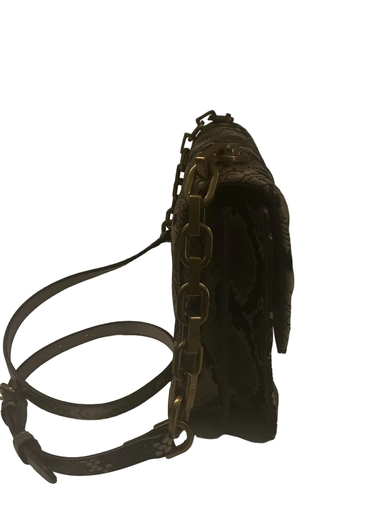 Pinko Brown & Tan Love Bag Handbags