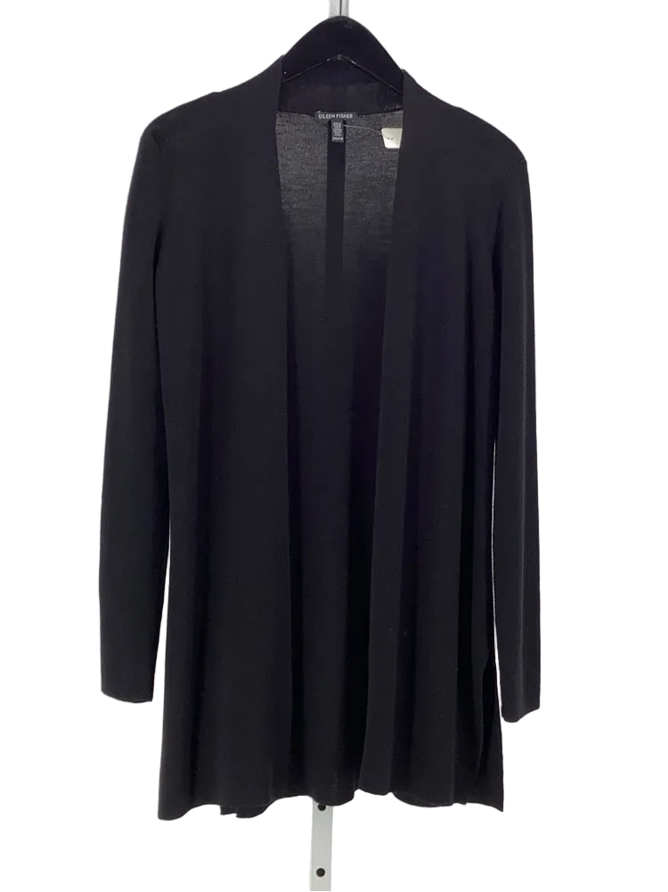 Eileen Fisher Size XXS Black Cardigan