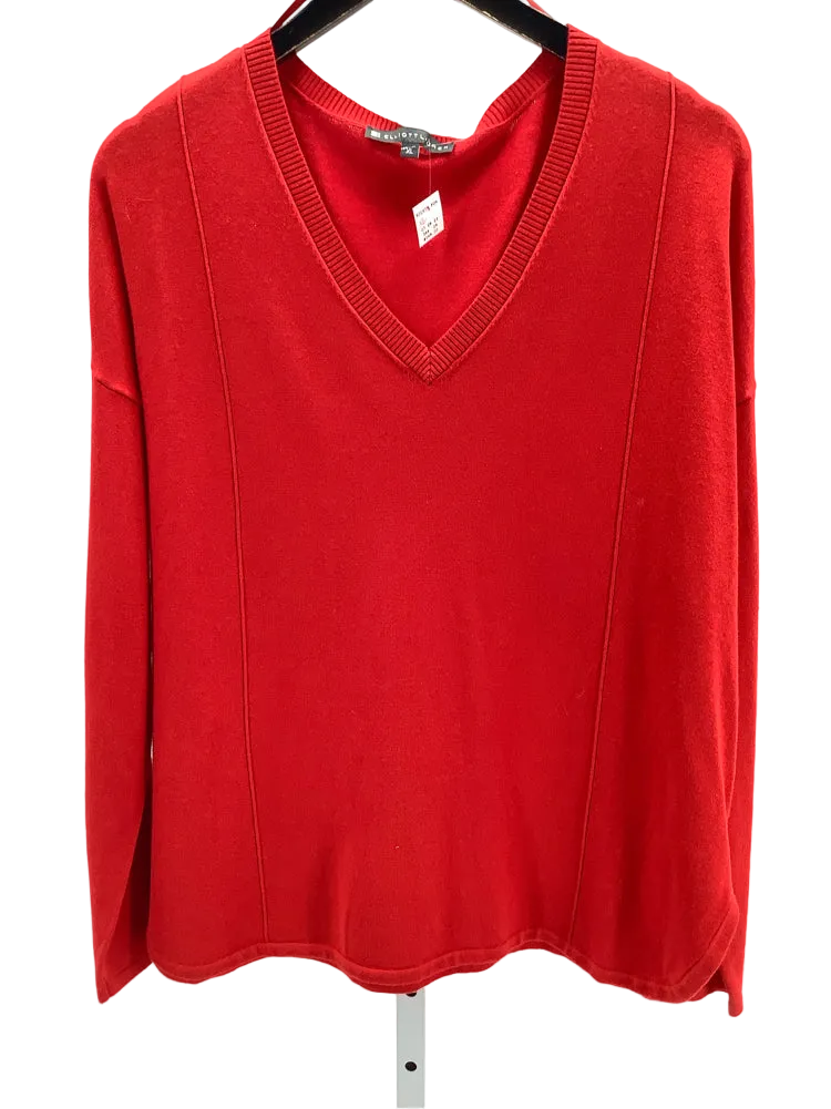 Elliott Lauren Size XL Red Sweater