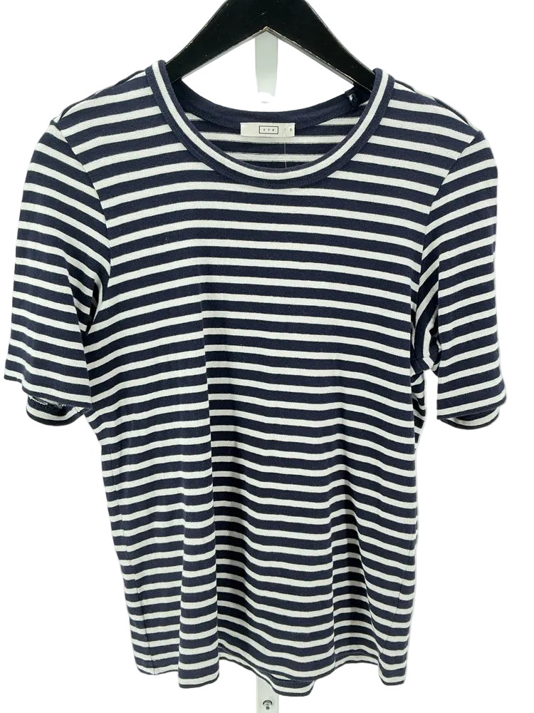 AYR Size S Navy & white Shirt