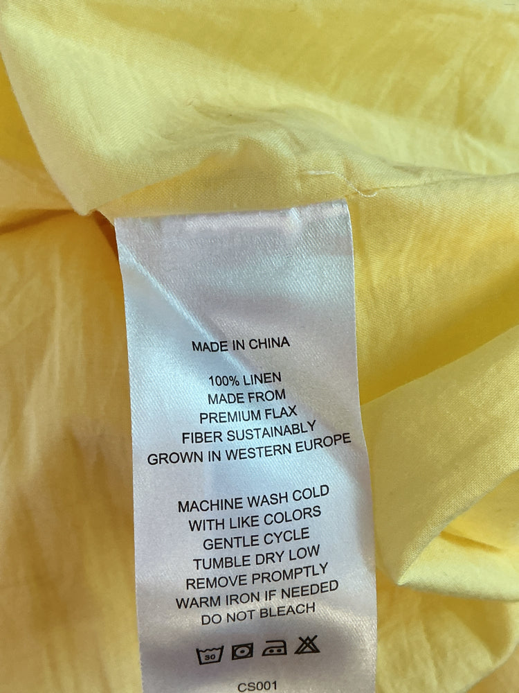 Quince Size S Yellow Dress