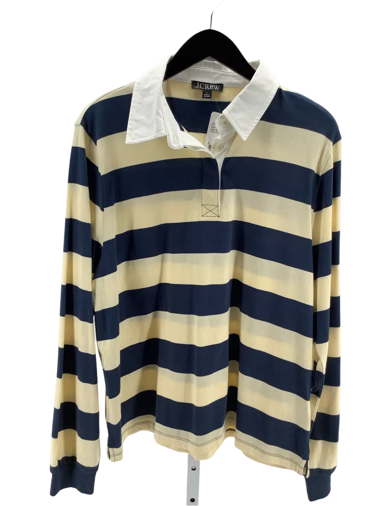 Jcrew Size L Yellow Multi Rugby Shirt