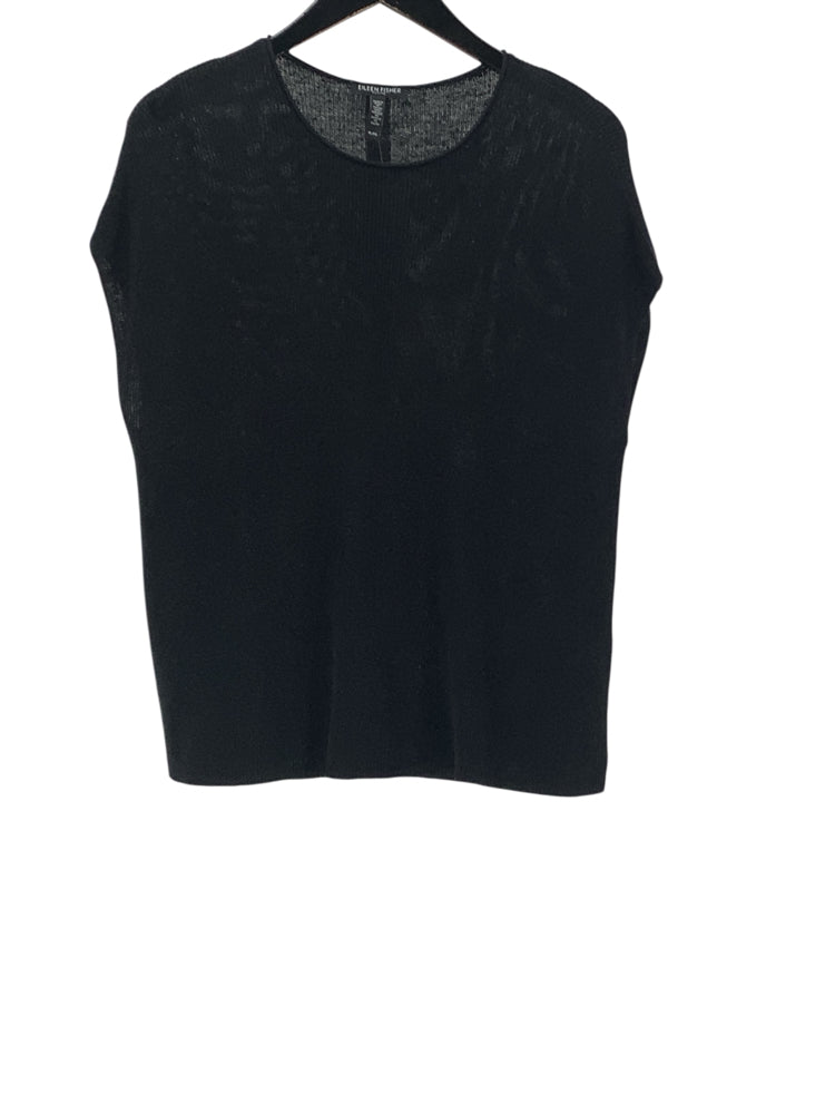 Eileen Fisher Size LP Black Shirt