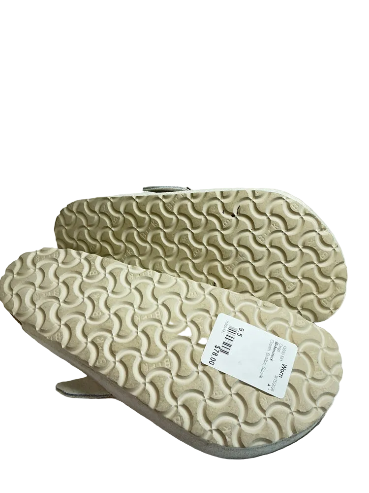 Birkenstock Shoe Size 9.5 Cream Boston Clogs