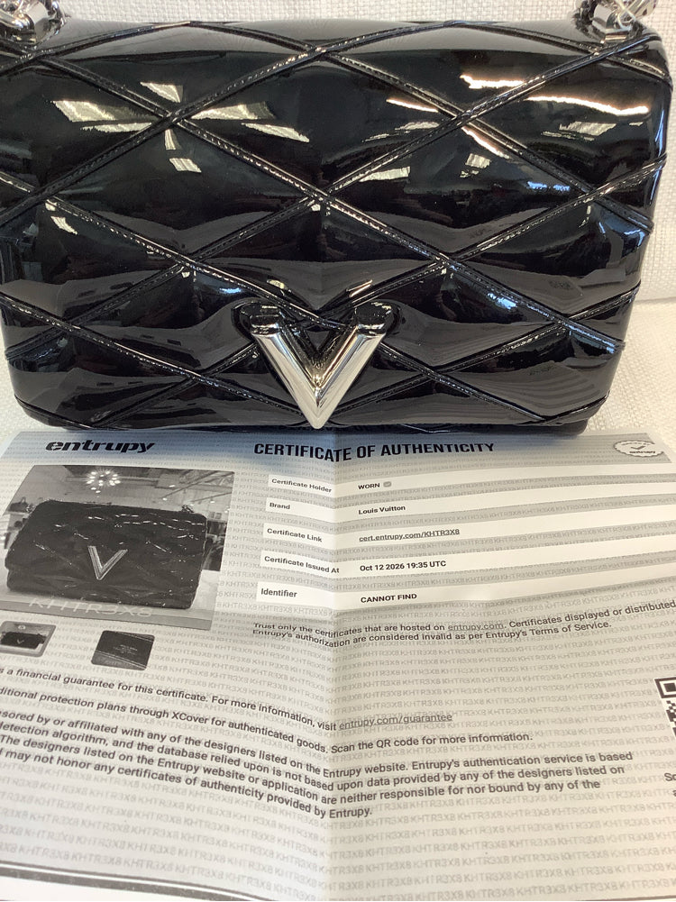 Louis Vuitton Black Malletage Handbags