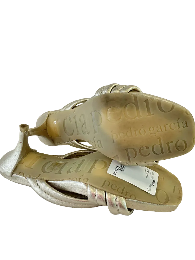 pedro garcia Shoe Size 10 Gold Heels