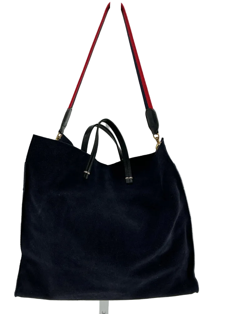 Clare V. Navy Simple Tote Handbags