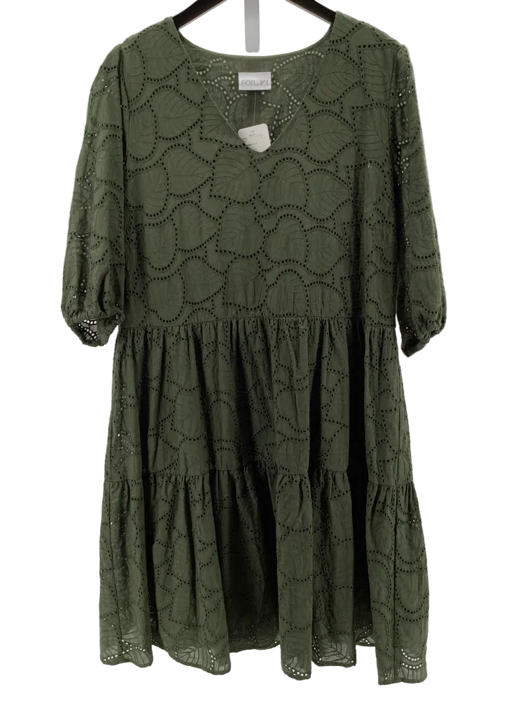 Foil Size 8 Olive Dress