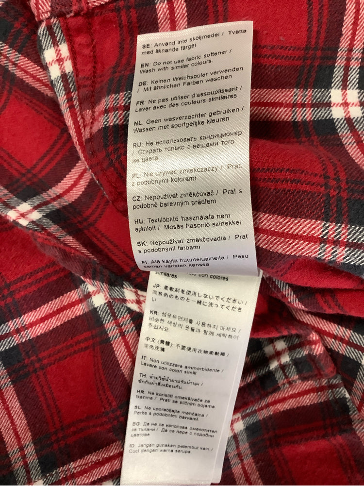 Fjall Raven Size S Red multi Ovik Shirt