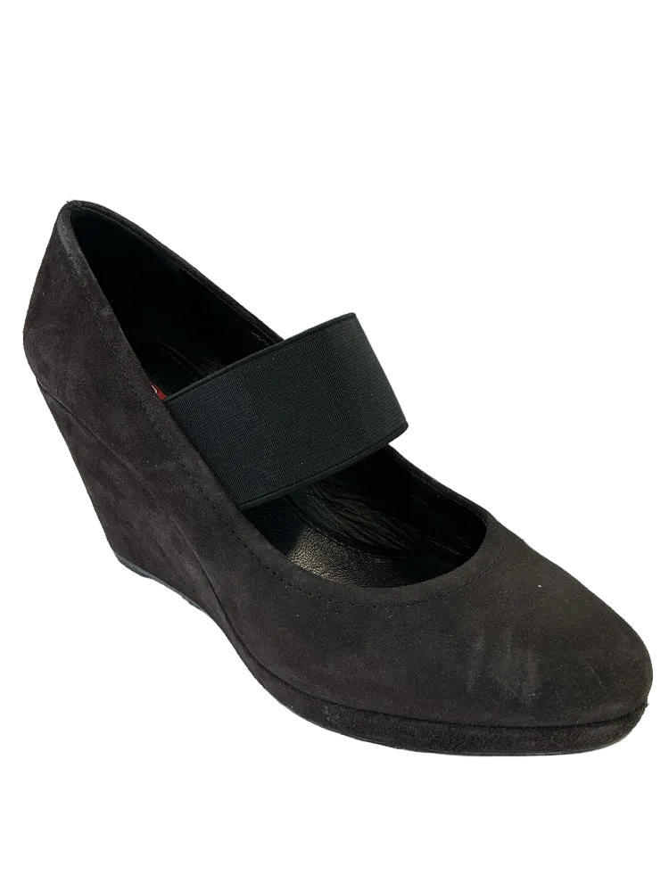 Prada Shoe Size 6.5 Brown Wedges