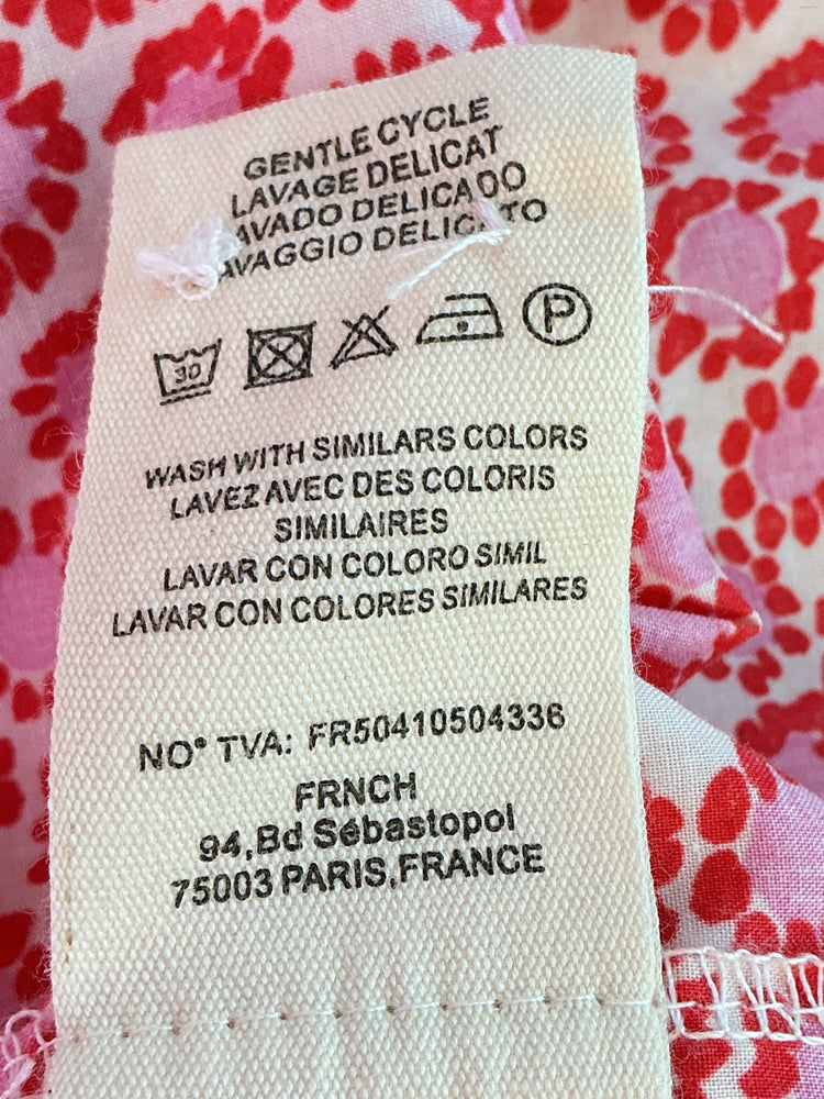 FRNCH Size L Red multi Shirt