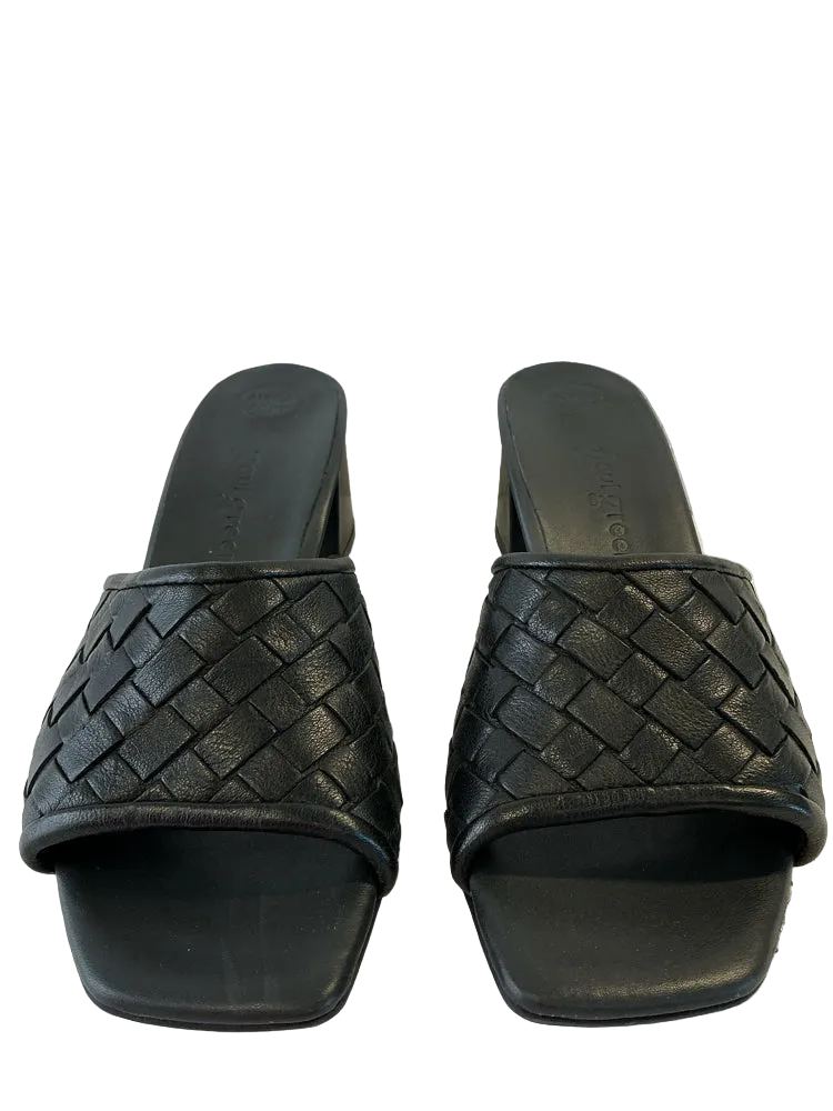 Paul Green Shoe Size 7 Black Tisha Mules
