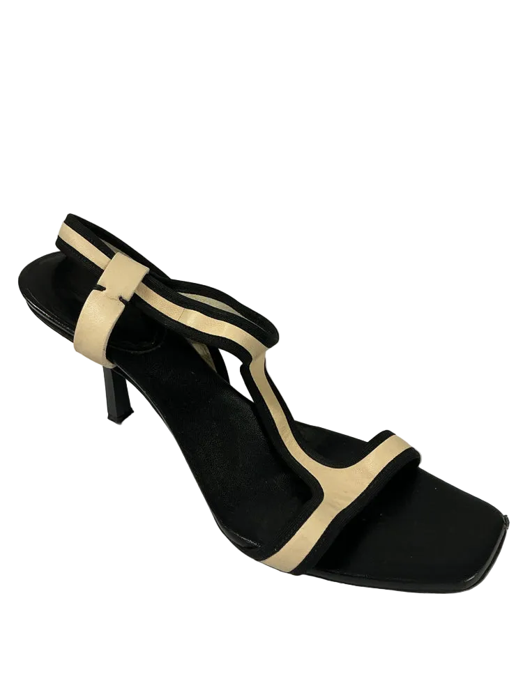 Gucci Shoe Size 8 Black & Tan Heels